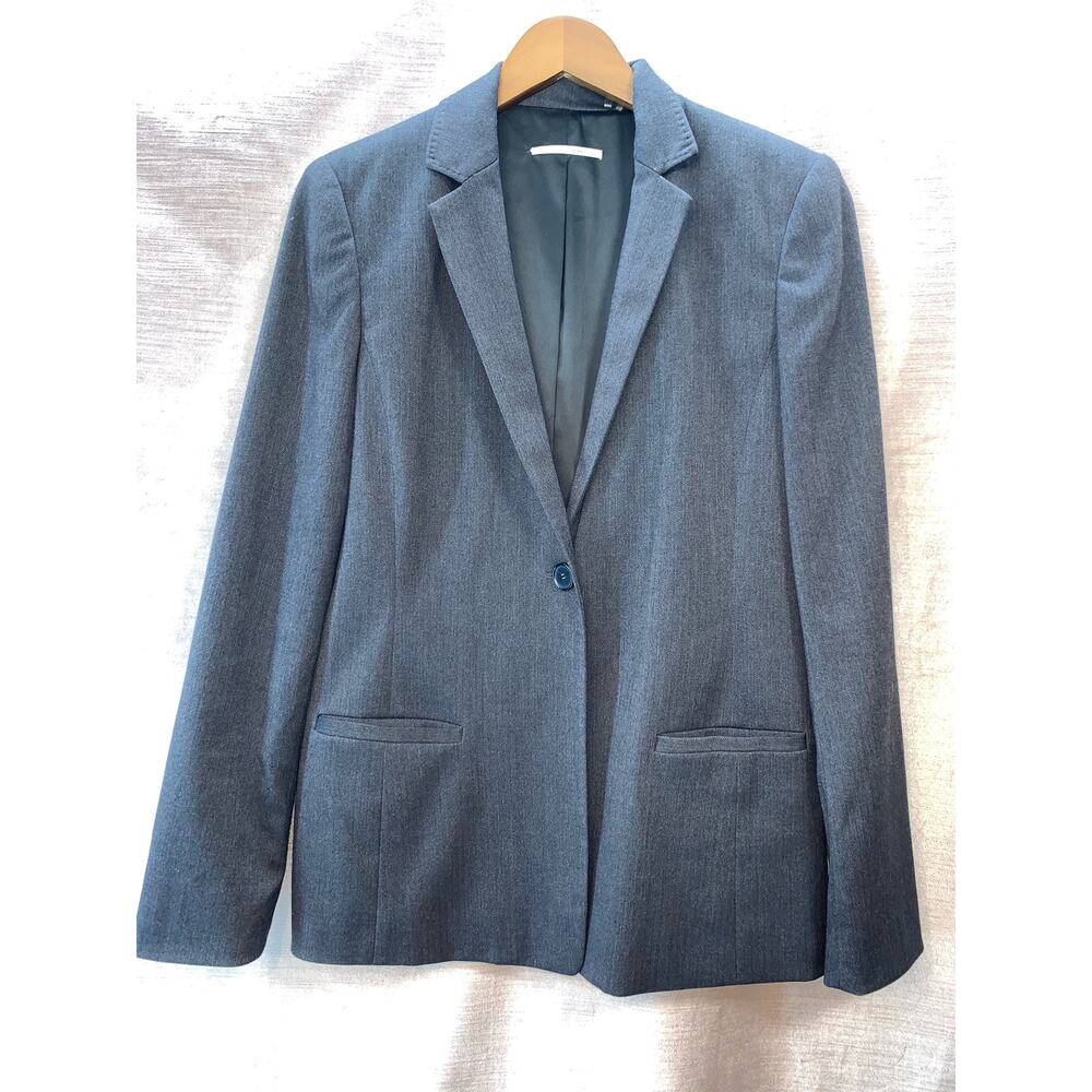 Tahari Gray Blazer Jacket Size 10